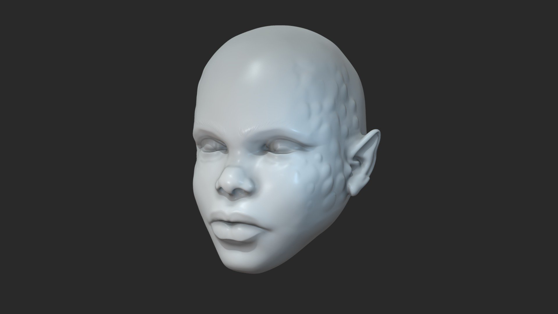 Hybrid Head Sculpt - Hybrid Head Sculpt - Buy Royalty Free 3D model by sketchzombie 3d model