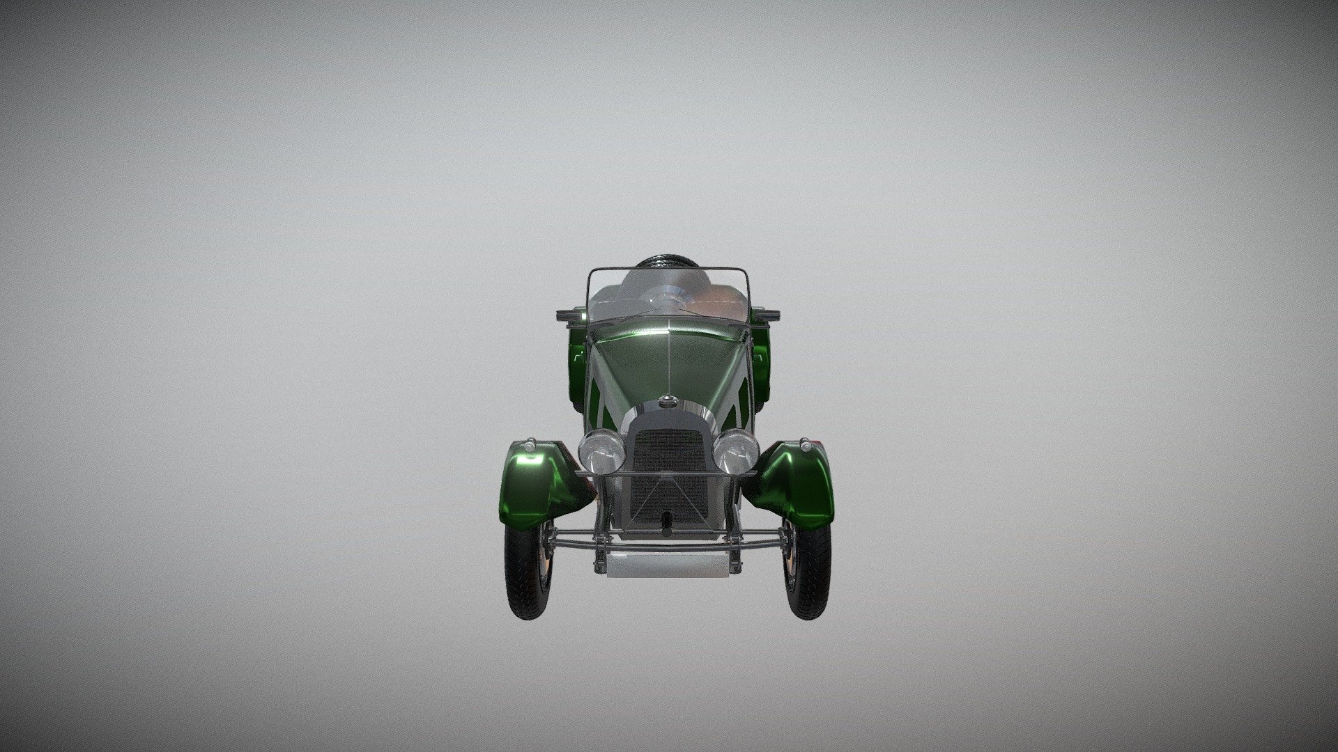 HGR Sport Car 1948 made in blender - HGR Sport Car 1948 - 3D model by MihaiCGI (@vargamihaly1986) 3d model