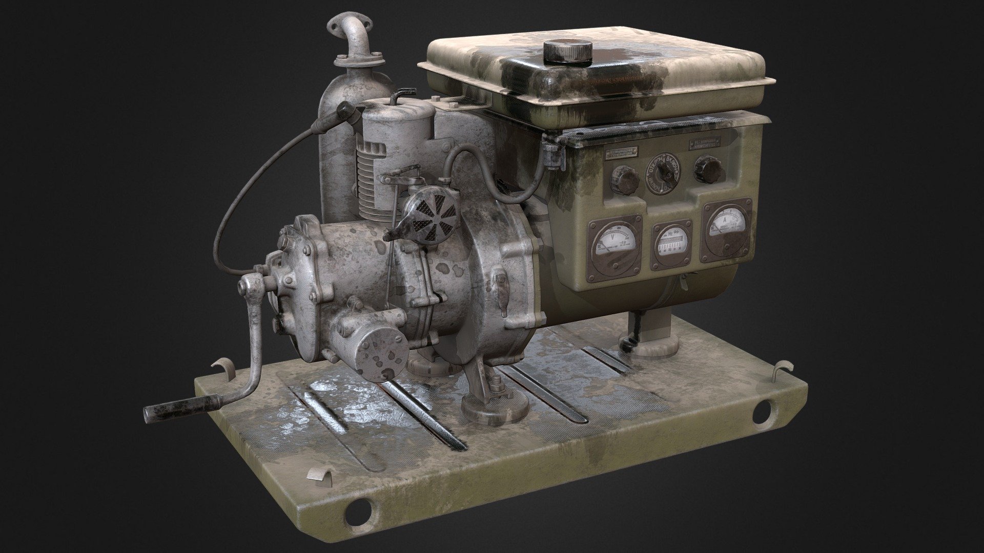 My father had one, like this. Modeled in Blender, baked with Marmoset, textured in Substance 3d model
