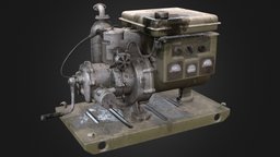 Old generator generator, ussr, military