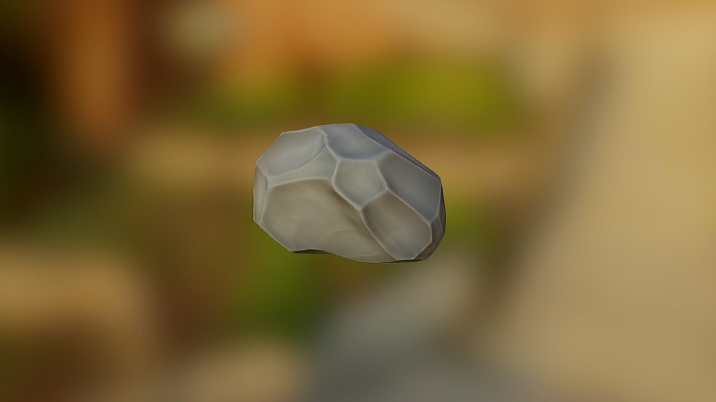 Lowpoly Rock - 3D model by madrabbit 3d model