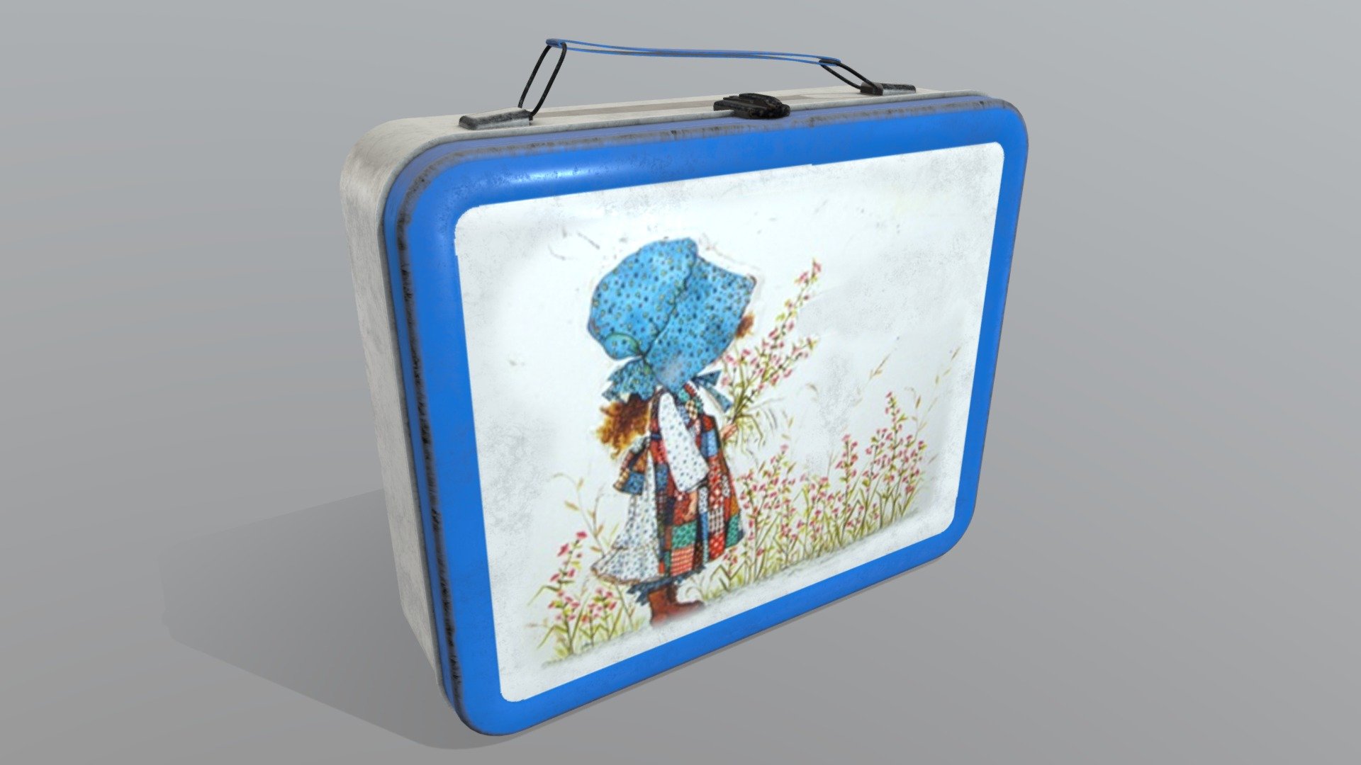 This is a nice personal lunch box with a little girl at the cover. It's easily to guess a material of box since model is realistic, well modelled and textured. You can use it in games asset, AR/VR purposes.

Max Corona scene includes: -1 Object(s) -6 PNG textures at 4096x4096. All textures are PBR. Matlib archive includes: -2 sets of textures,2048x2048 PNG,512x512 PNG - for each scene. All textures are PBR 3d model