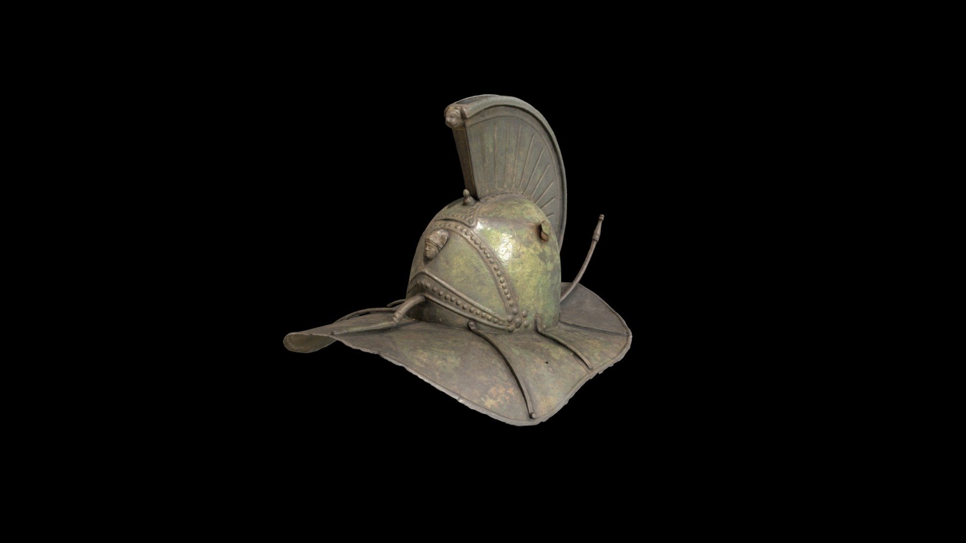 Gladiator Helmet - 3D model by Higginsatwam 3d model