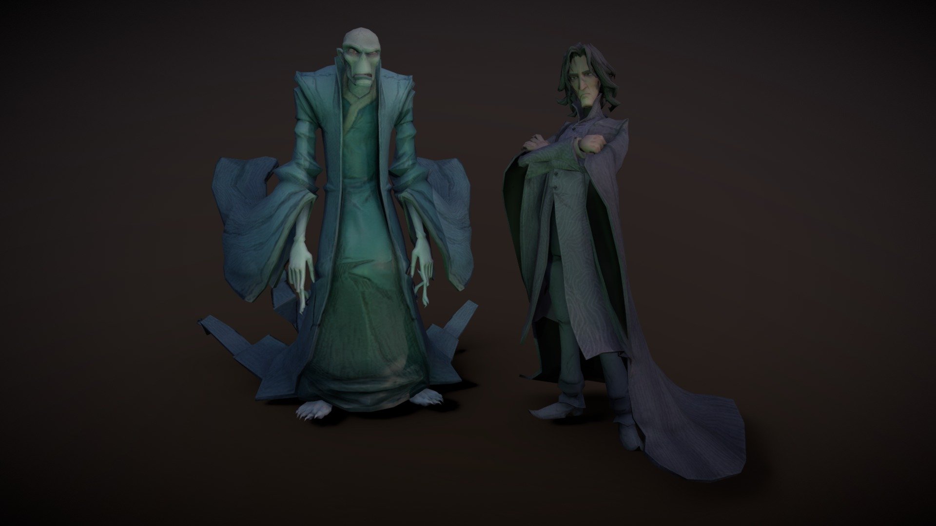 Harry Potter Magic Awakened Model - Voldemort and Rogue - 3D model by lovemakerz 3d model
