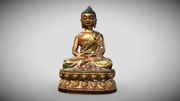NEPALI BUDDHA buddha, religious, nepal, art, objectcapture, nepal360