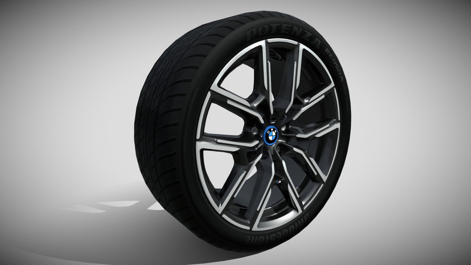 Free to use. Please remember to post me in credits or tag on instagram instagram.com/mk2.design/ - BMW Wheel 19inch model 859 - Download Free 3D model by mk2design 3d model