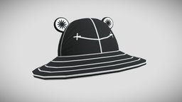 Black Frog Hat
