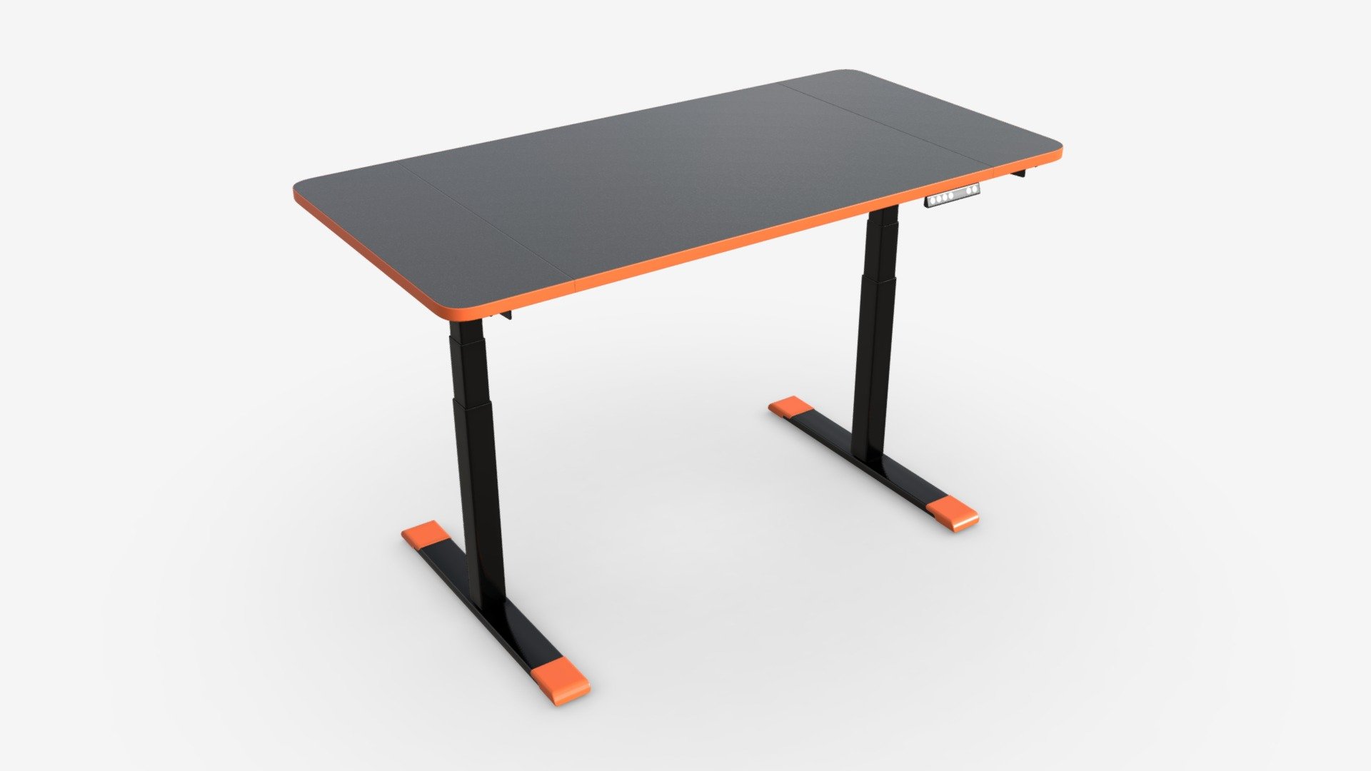 Electric Height Adjustable Standing Desk - Buy Royalty Free 3D model by HQ3DMOD (@AivisAstics) 3d model
