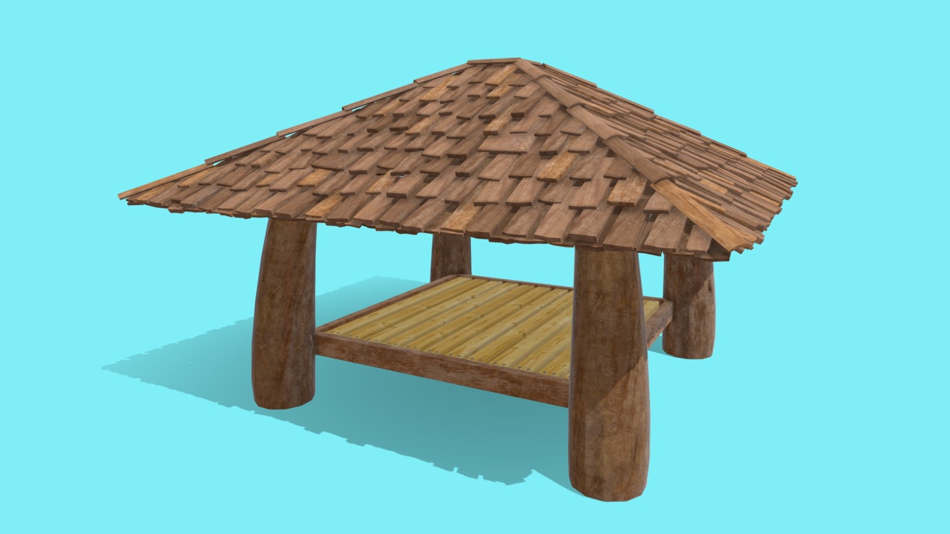 field hut - Buy Royalty Free 3D model by ostrich (@gohean33) 3d model