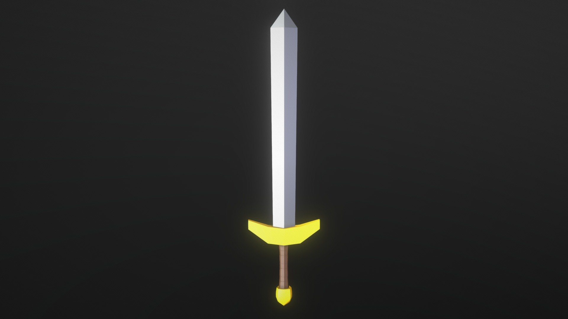 is my first sword - Low Poly Sword - Download Free 3D model by Fermin Morales (@Talos) 3d model