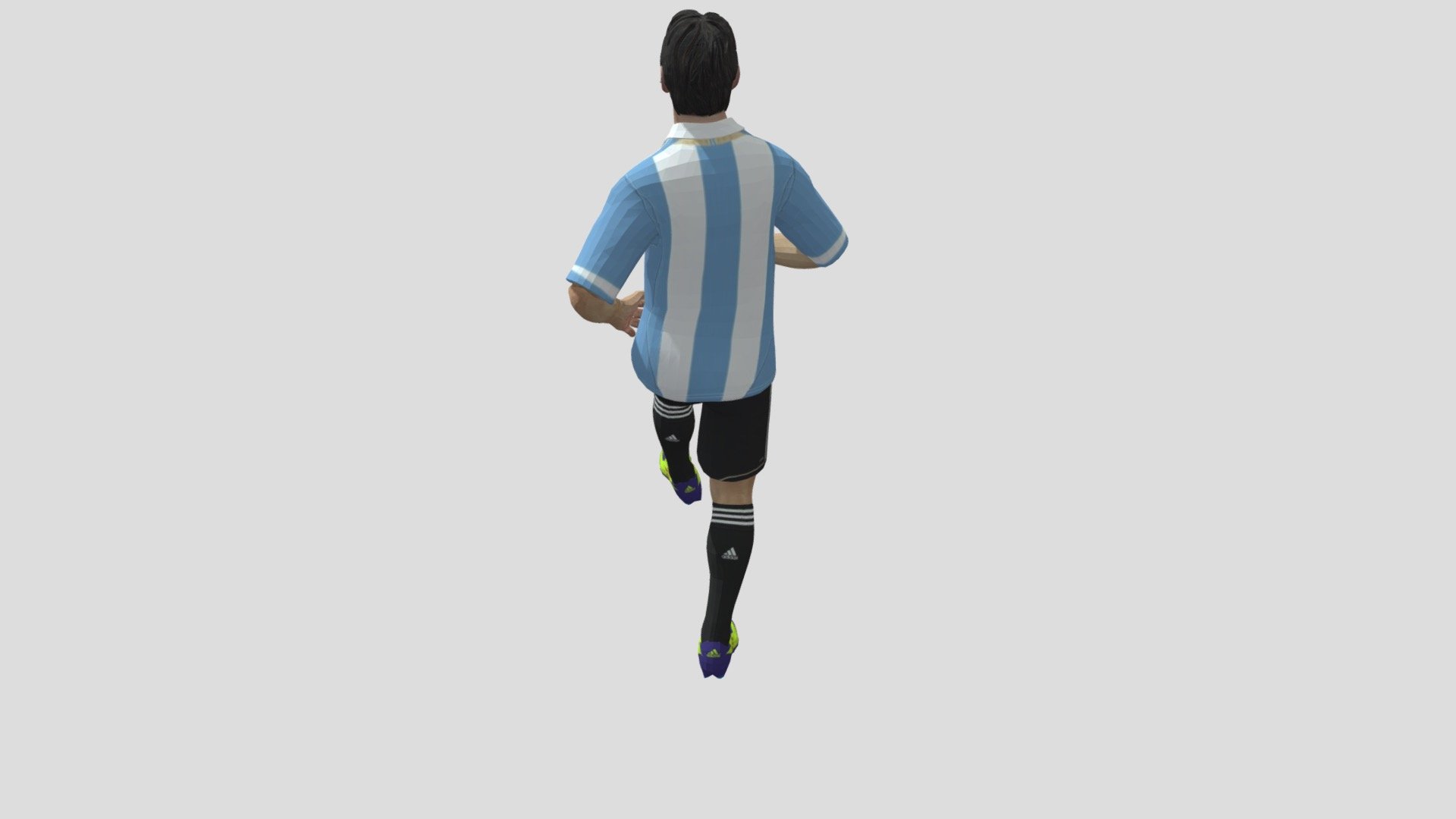Messi running - Slow Run - Download Free 3D model by arow102 3d model
