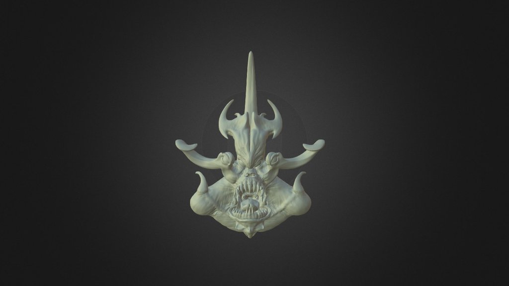 creature alian design - Creature M - 3D model by milostutus 3d model