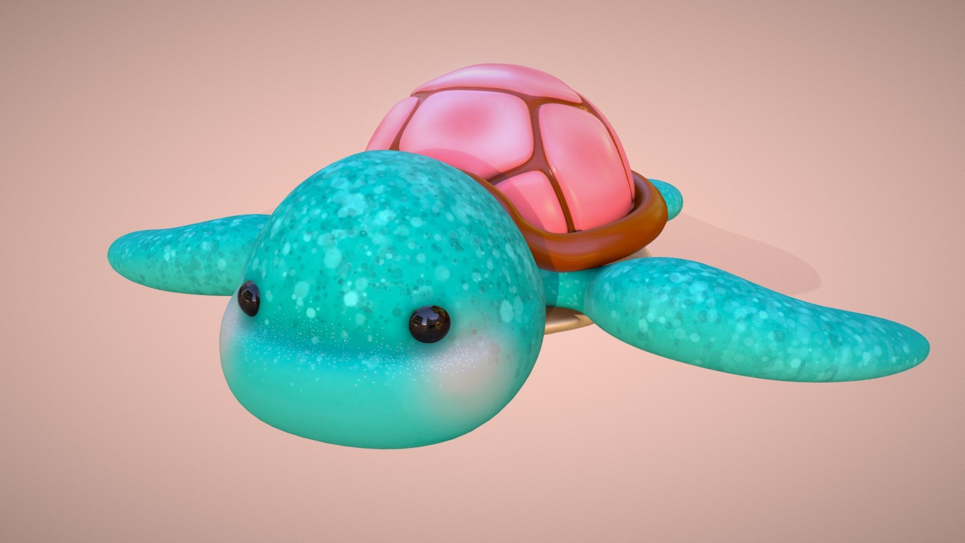 Little Turtle - 3D model by Emma_Savary (@AileRouge) 3d model