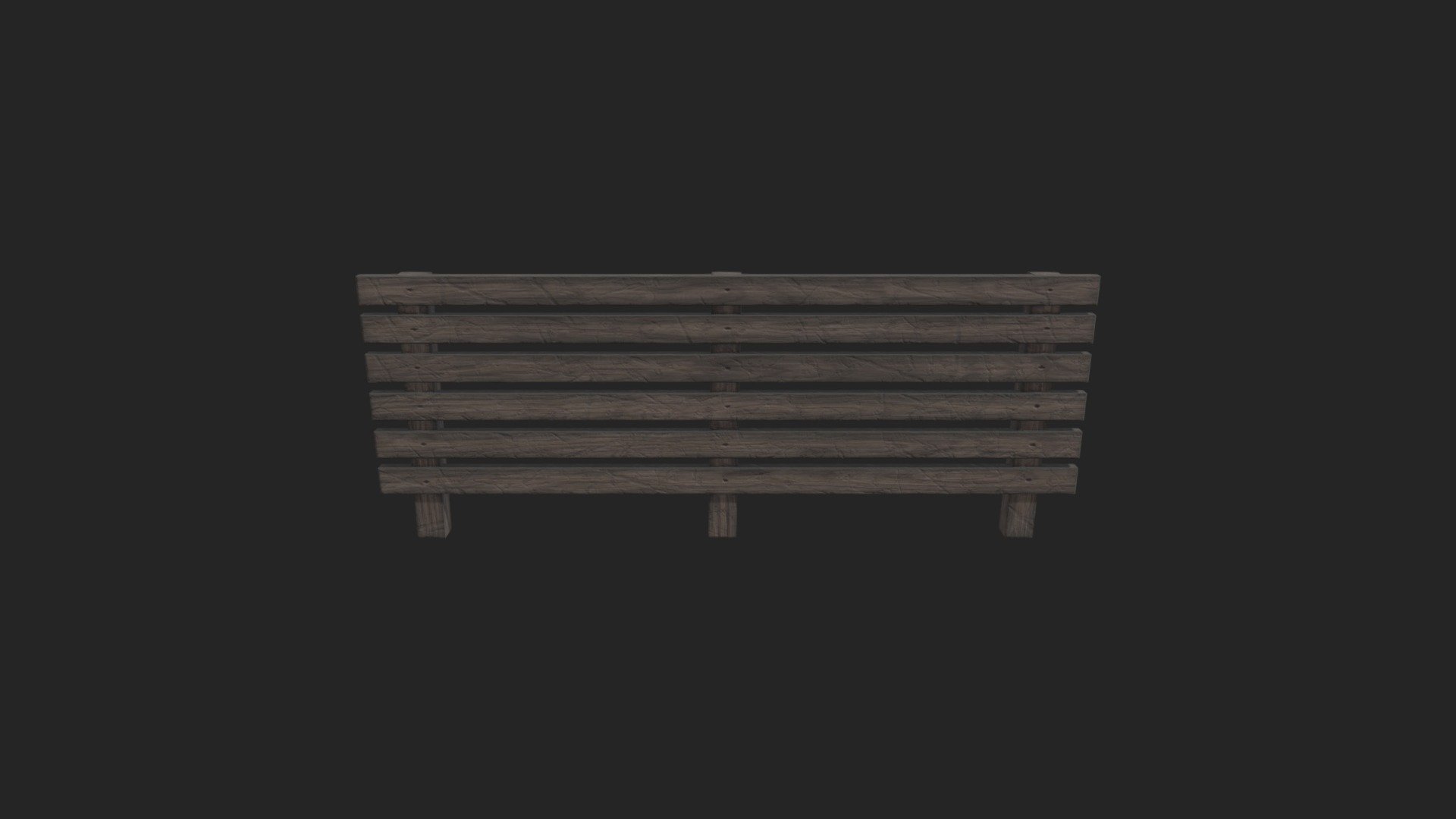 mesh :.fbx, .obj, .usdz, Textures: for Unreal, Unity, Arnold, Vray, Corona All textures have resolution 2048x2048 Available in the Targa formats

Verts:144 Edges:252 Faces:126 Tris:252 Uvs:360 - Wood Fence Low-poly 3D model - 3D model by Terdpong 3d model