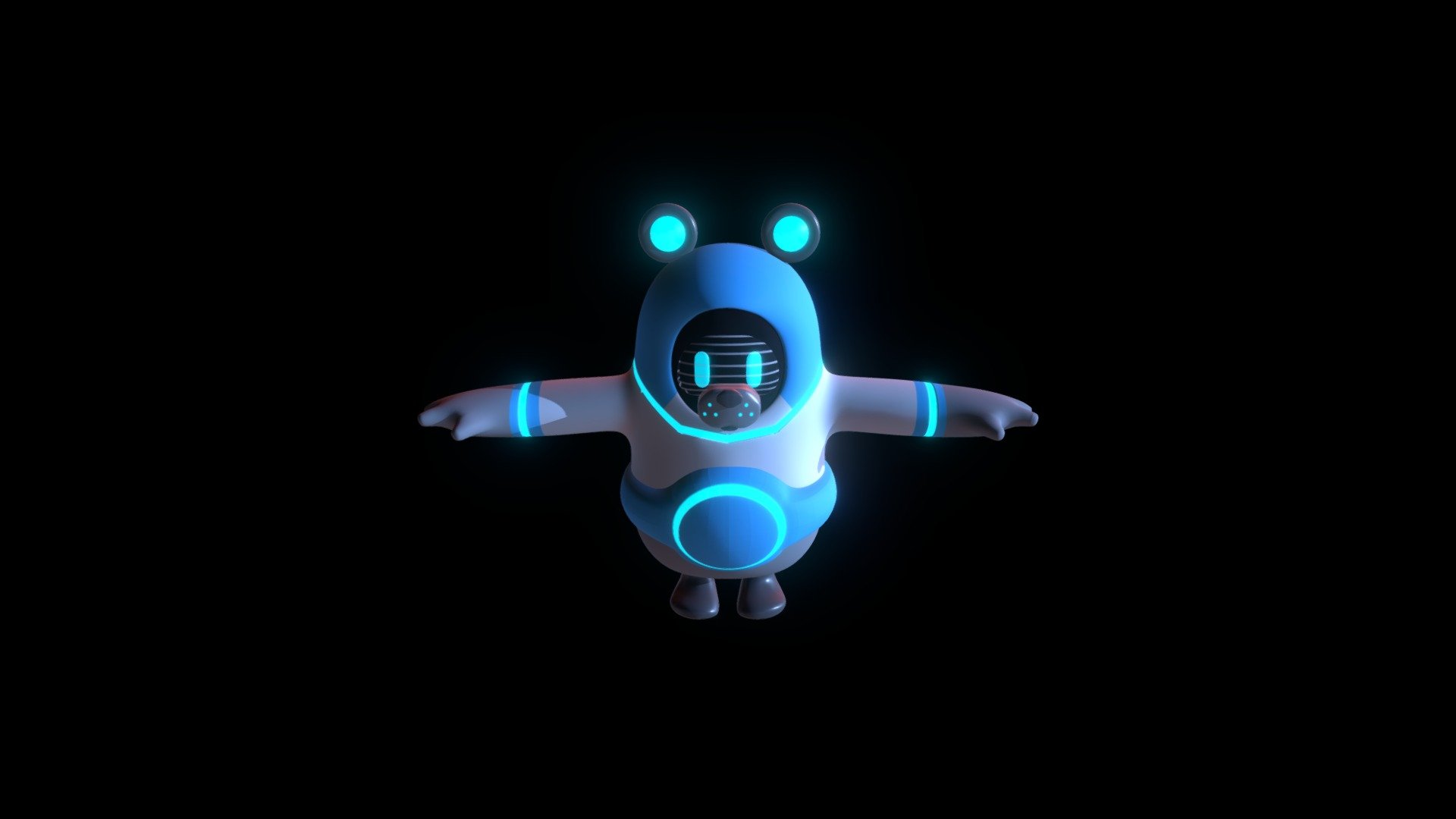 A Robot Polar Bear suit for FallGuys.

This is a fan-made concept 3d model