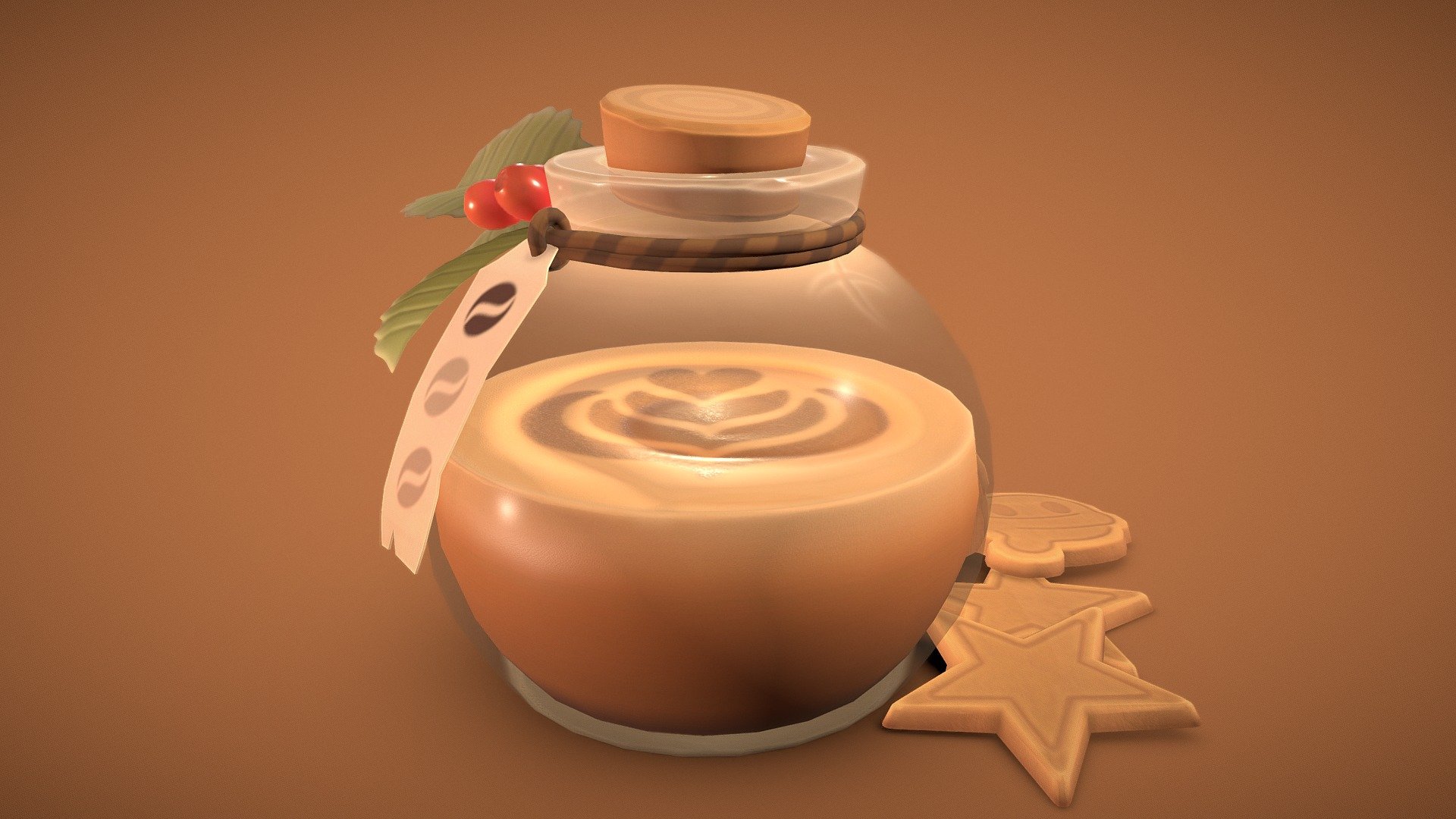 With cookies!
Check out the timelapse of this piece:
https://www.youtube.com/watch?v=wmFpi6NGtsc

For the Sketchfab Weekly Challenge, week 1.

Made with Blender and Substance Painter.




Twitter

YouTube

Artstation



suggocreations.com
 - Coffee Potion - 3D model by Suggo (@SuggoCreations) 3d model