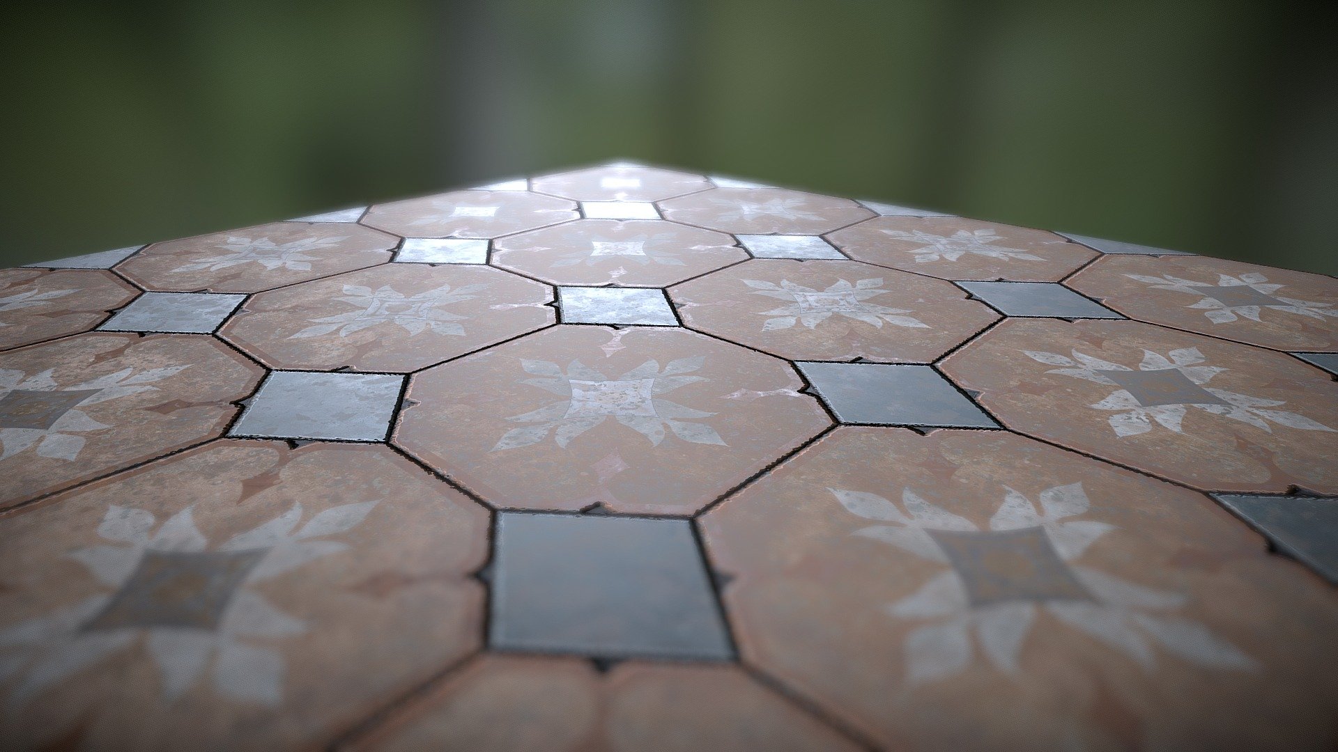I wanted to reproduce this tile I saw in a sandwiches store during my break and just for pleasure, I've worked on this !
Every shapes are done in substance Designer !

https://www.artstation.com/artwork/k4GBmx - PBR_ ground - 3D model by Vassalli Massimo (@massimovassalli) 3d model
