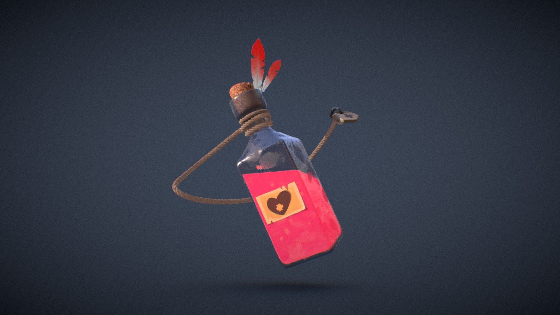 A potion that I made for a sketchfabweekly challenge. Done in Blender 3d model