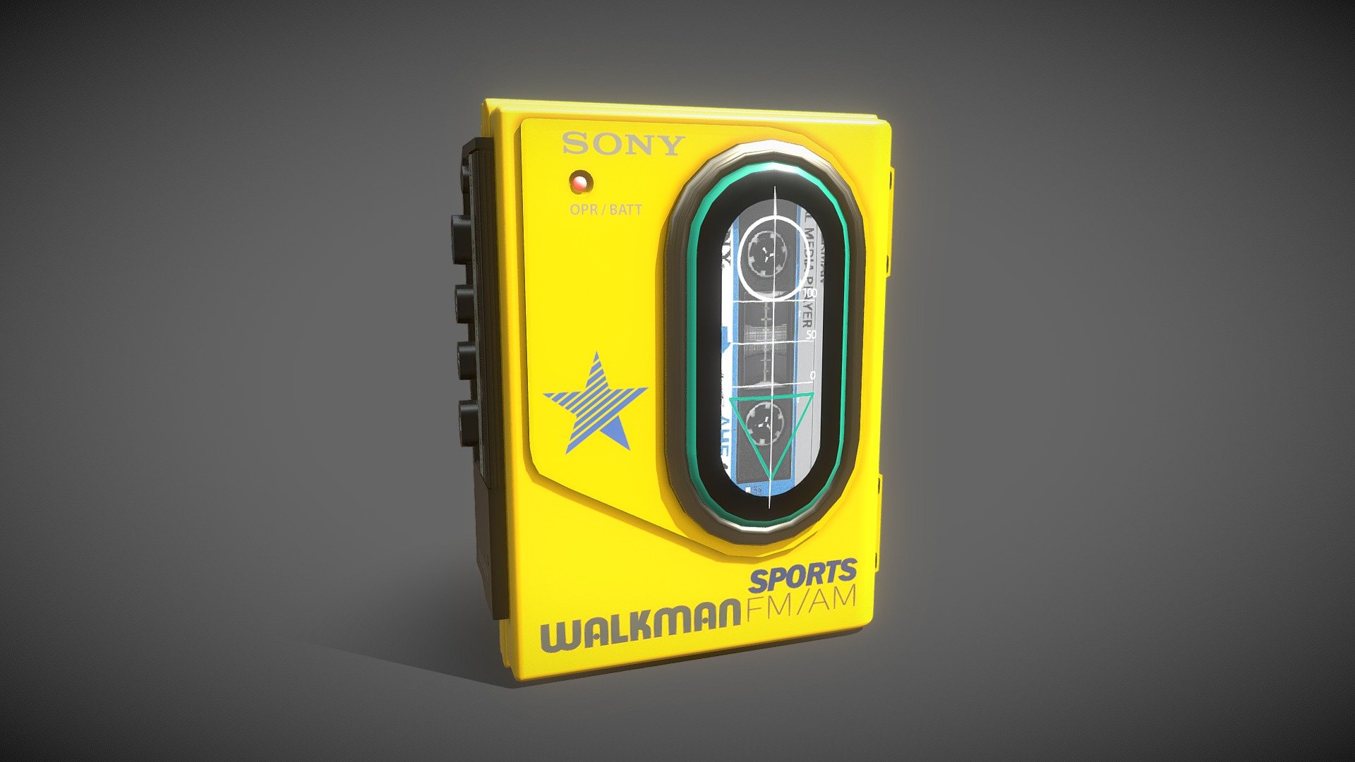 02 12 2019 Walkman - #RetroElectronicsChallenge - Buy Royalty Free 3D model by Caio.Vitari 3d model
