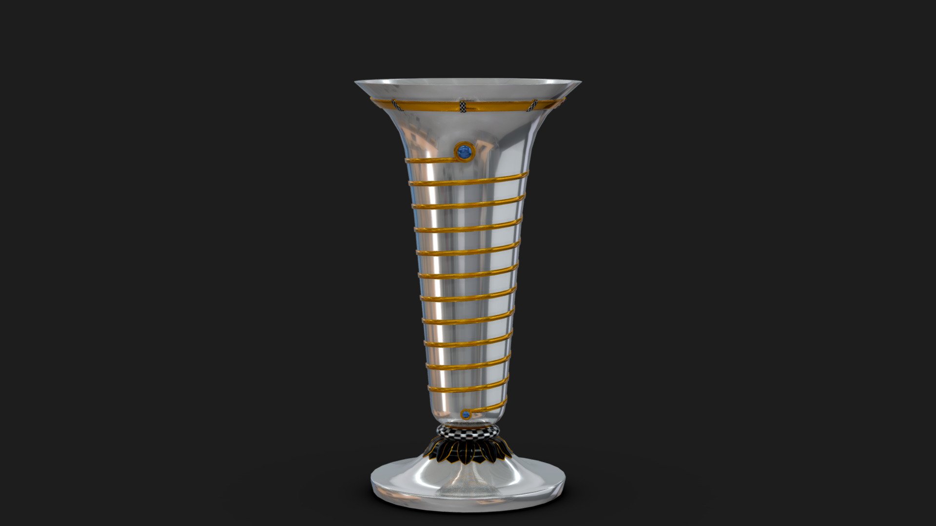 F1 World Driver Championship Trophy 3D - Buy Royalty Free 3D model by Shin Xiba 3D (@Xiba3D) 3d model