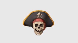 Pirate Skull Piggy Bank scaniverse