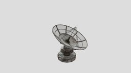 science military research satellite dish