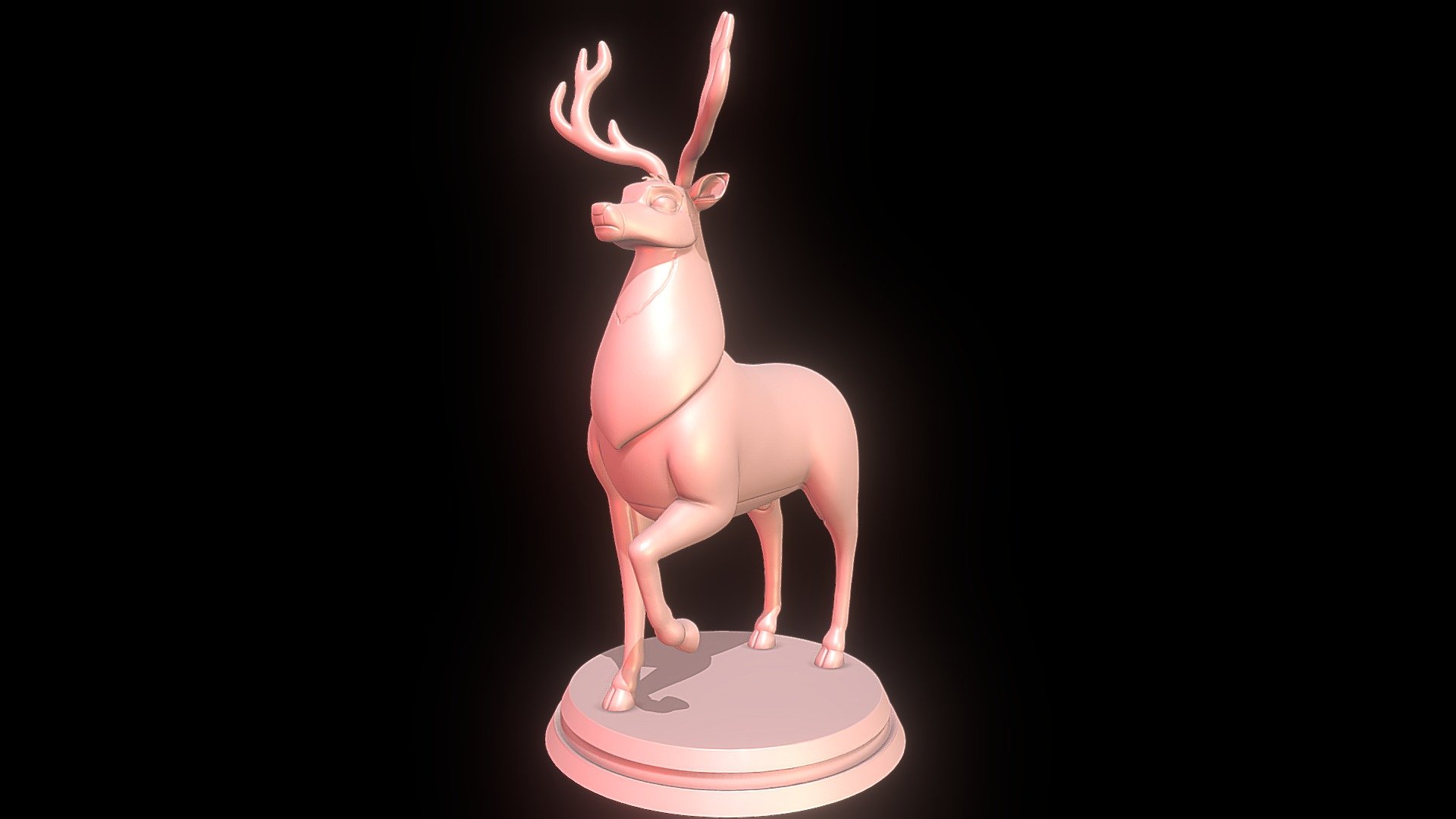 Character from Bambi. See the model colored here https://www.deviantart.com/sillytoys/art/Ronno-Bambi-3D-print-model-919237248 - Ronno - Bambi 3D print model - Buy Royalty Free 3D model by SillyToys 3d model
