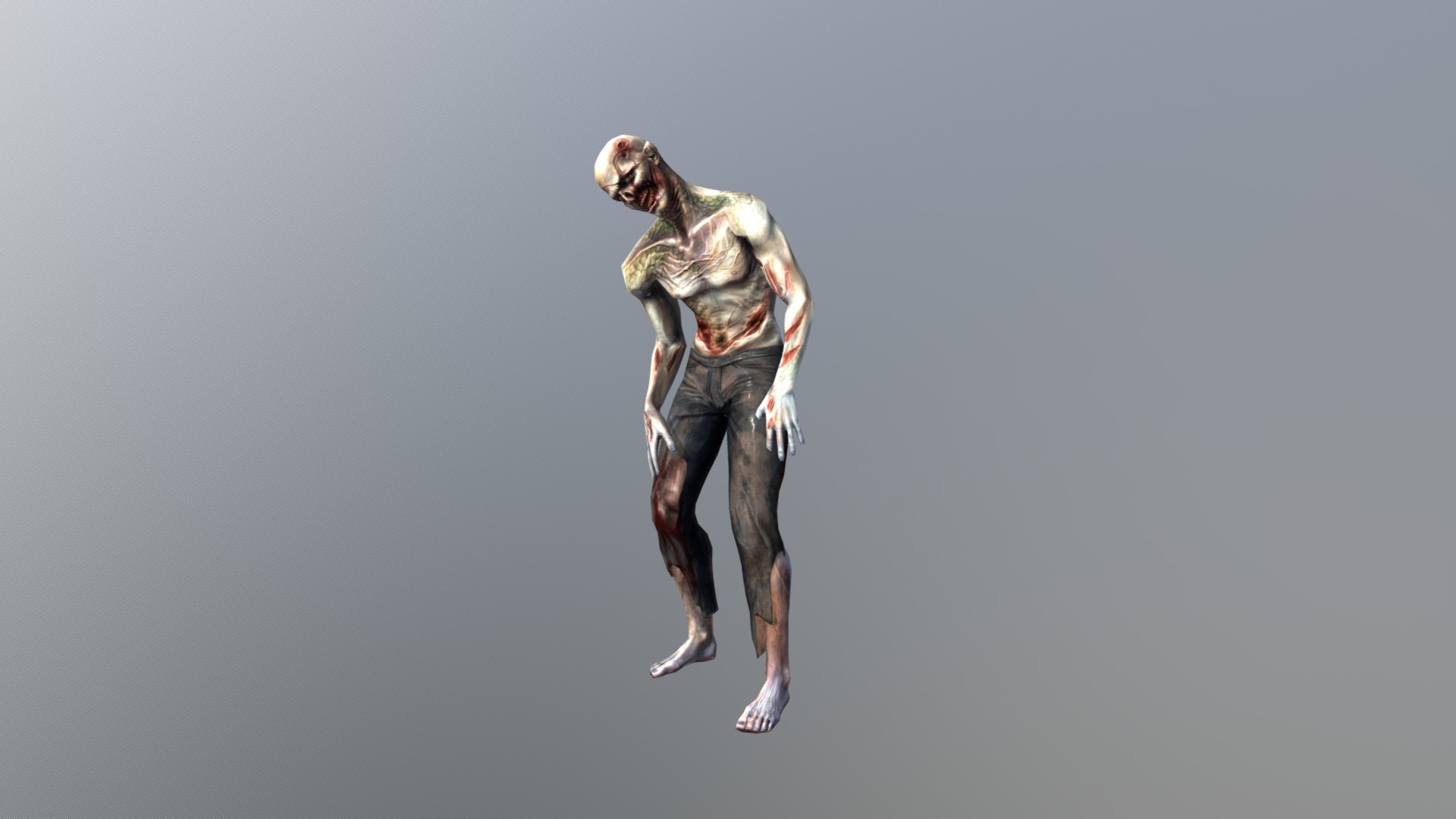 Model of a zombie enemy for game Best Sniper made for T-bull SA

model &amp; placeholder animation by: me

textures by Agata Guga-Gut/Robert Myśliwski

Developer:
T-Bull SA
http://t-bull.com/

Game:
Best Sniper: Shooting Hunter 3D
https://play.google.com/store/apps/details?id=com.tbegames.and.best_sniper_shooter - Low poly Zombie model - 3D model by Piotr Świerczyński (@Domperignome) 3d model