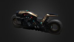 Scifi Motorcycle Project_MX_2 motorcycle, free3dmodel, 4ktextures, sify, pbr-materials, free, download, highpoly