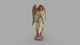 Angel Figure wooden, figure, angel, sculpture