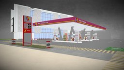 Fuel Station- Update 2 archicad, gas-station, architectural-design, archicadmodeling, filling-station