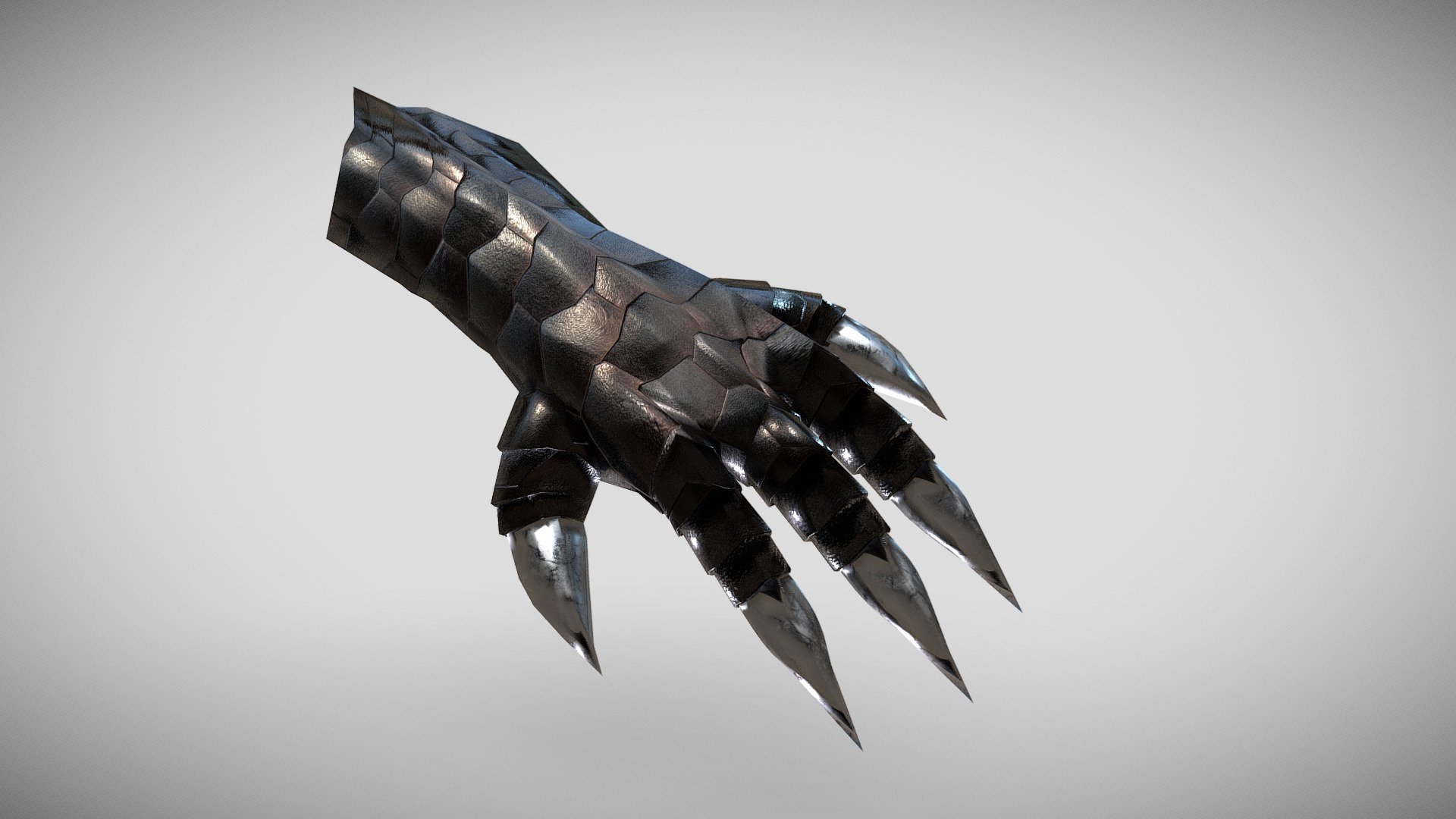 A dragon claw inspired, glove like weapon - Dragon Claw - Download Free 3D model by CaptainHC 3d model