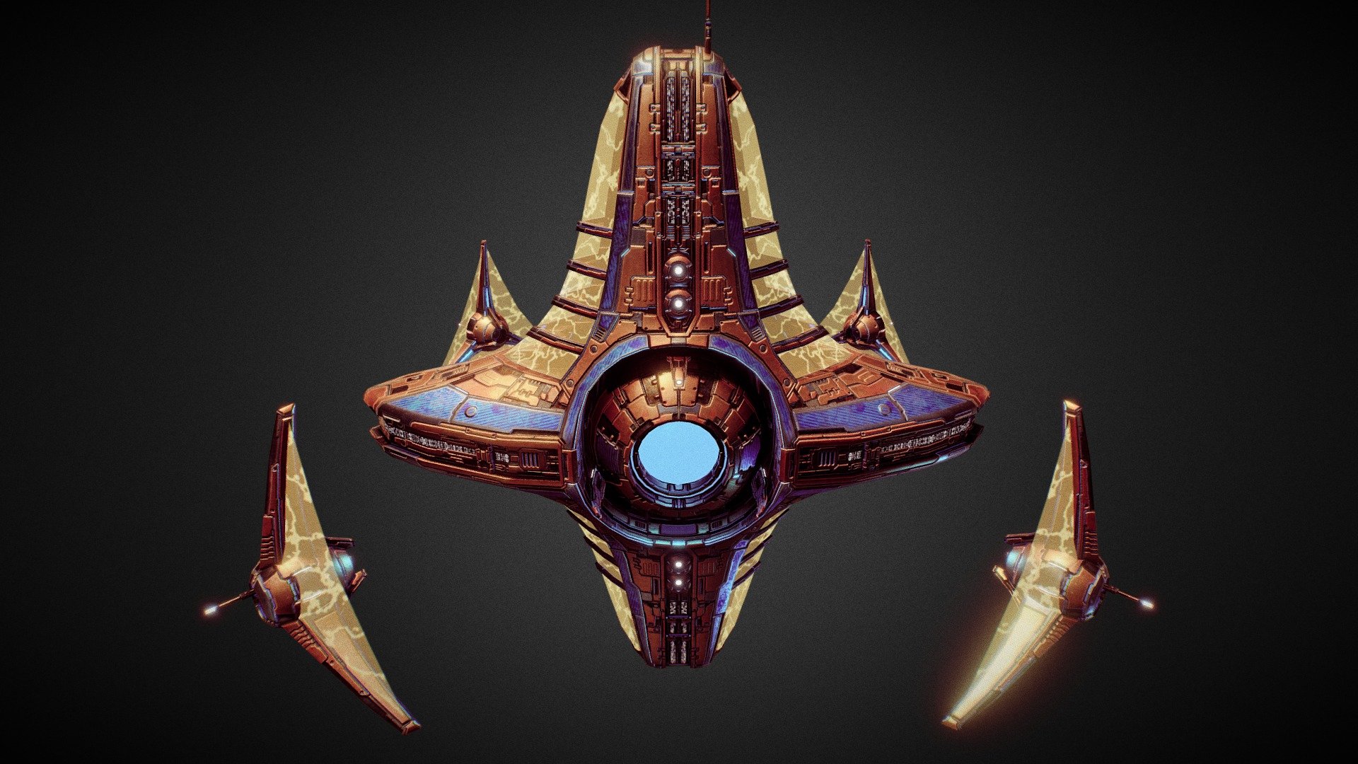 In-game model of a mothership belonging to the Nebulord pirate NPC faction.



Learn more about the game at http://starfalltactics.com/ - Starfall Tactics — Nebulord mothership - 3D model by Snowforged Entertainment (@snowforged) 3d model