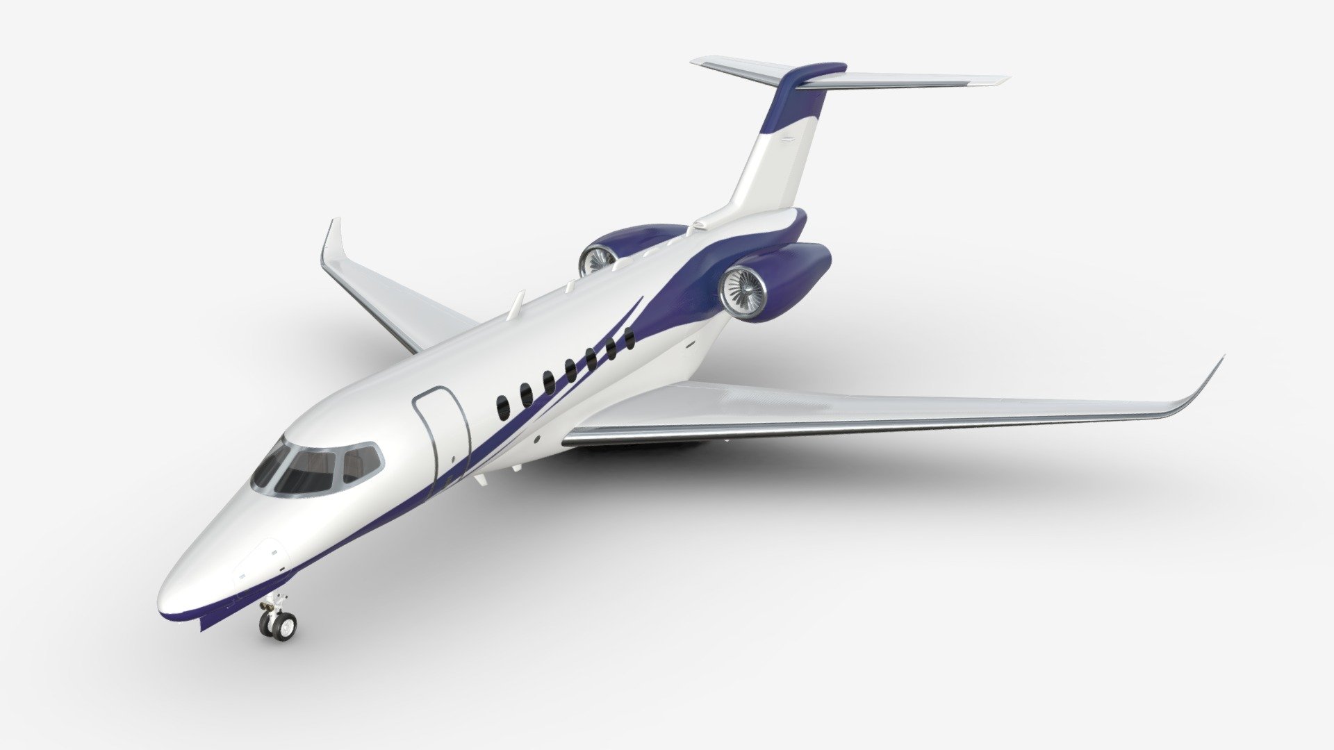 Aircraft Cessna Citation Longitude - Buy Royalty Free 3D model by HQ3DMOD (@AivisAstics) 3d model