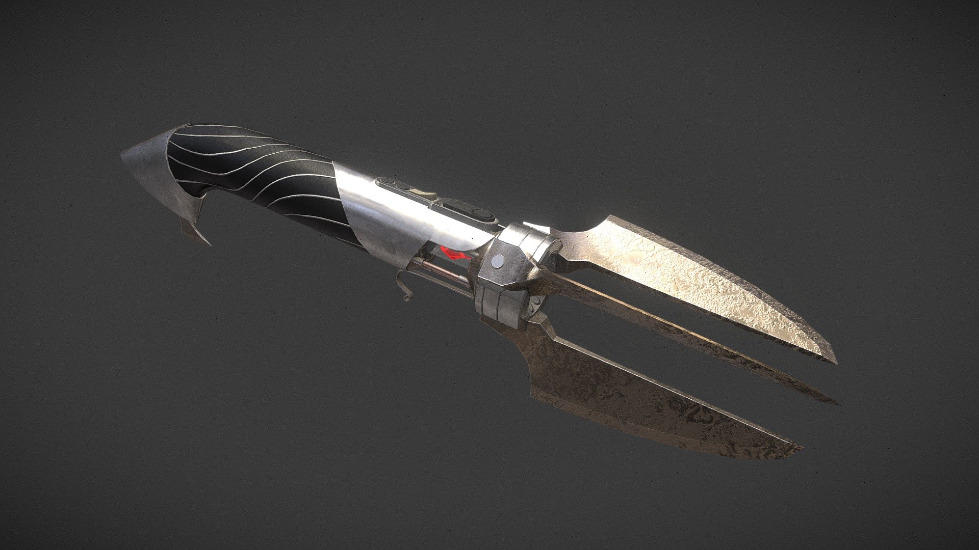 This lightsaber was modelled in Maya and textured in Substance Painter for a project. It also has a saber but I don't think its good enough to upload with the rest of it, as corners needed to be cut on it due to the engine it was intended for 3d model
