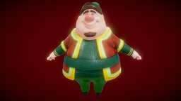 Fat man Fananees egypt, people, child, classic, mbc, ramadan, character, girl, cartoon, blender, art, characters, animation, 3dmodel, male, rigged, lwopoly, fananees, fananeesramadan, fananees2023, ranadanfigurines