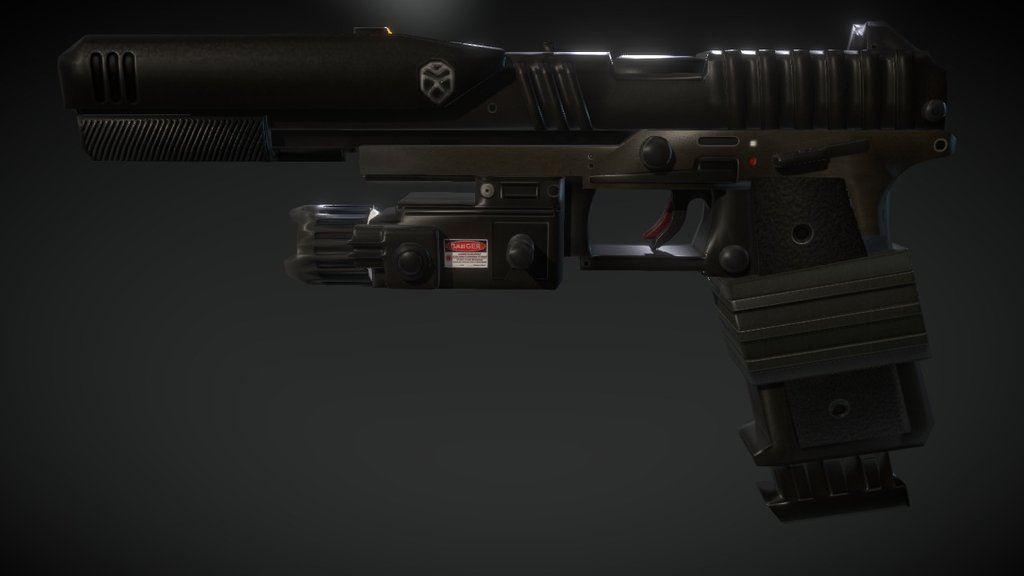 Smart Gun MK-05 II, reference to Titanfall (Updated) - Smart Gun MK-05 II - 3D model by WeiJian1030 3d model