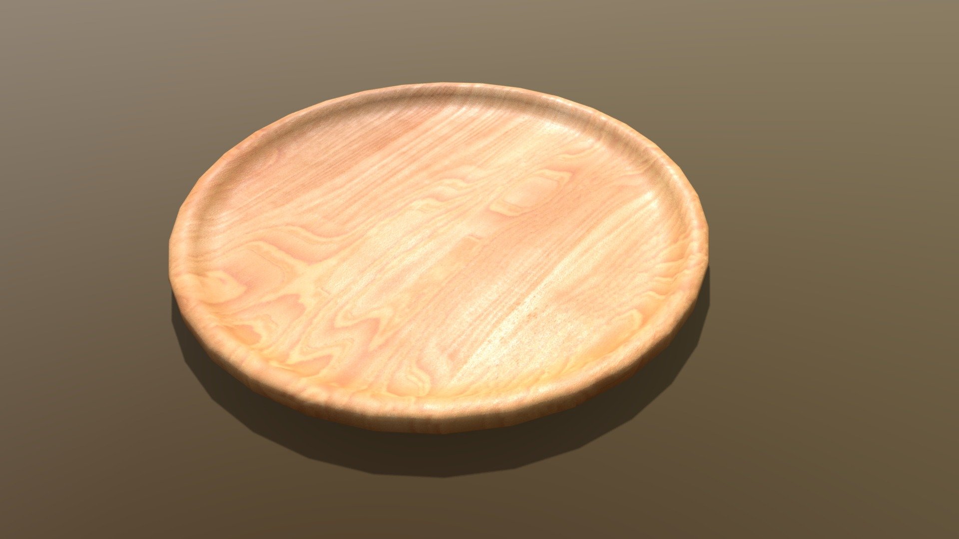 A wooden beech plate.
(2K Textures) - Wooden plate - Download Free 3D model by quedlin 3d model
