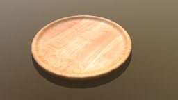 Wooden plate wooden, plate, medieval, cutlery, beech