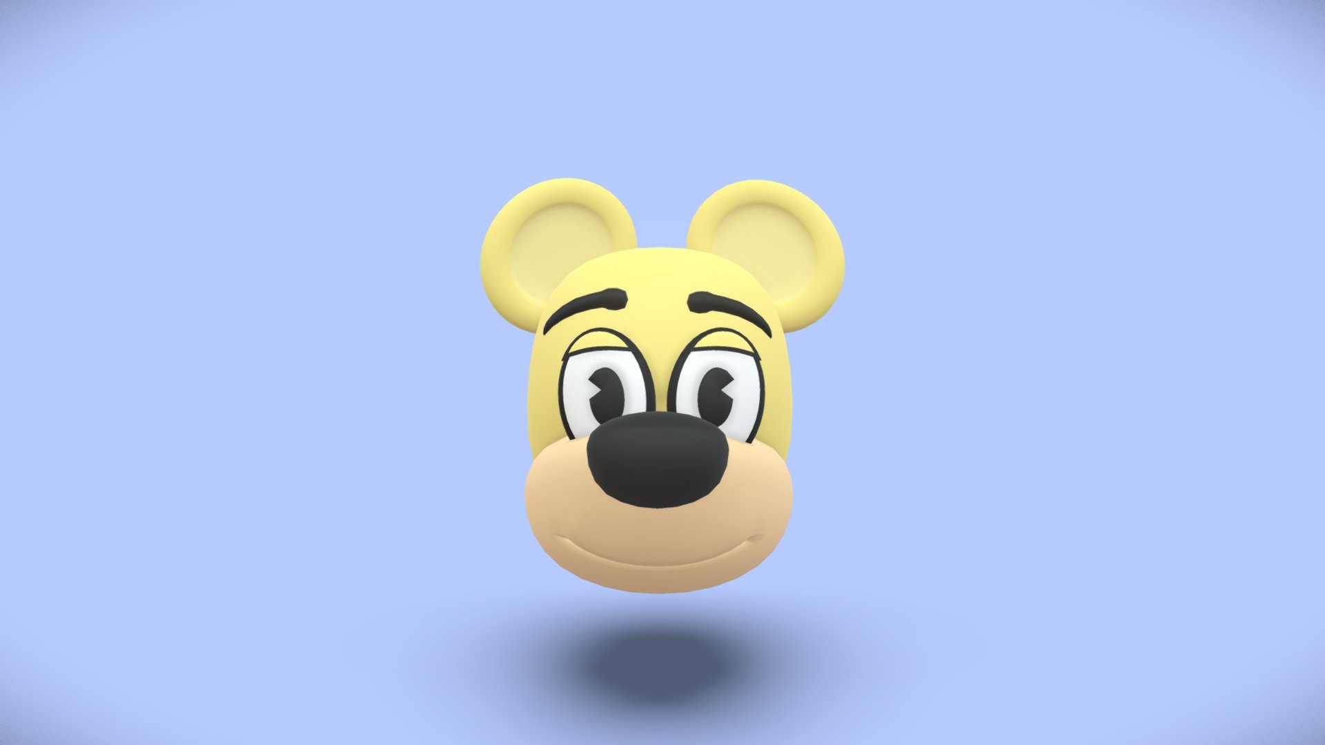Toontown Bear Head Toon - Bear Toon Head - Download Free 3D model by Smooth (@smoothviews) 3d model