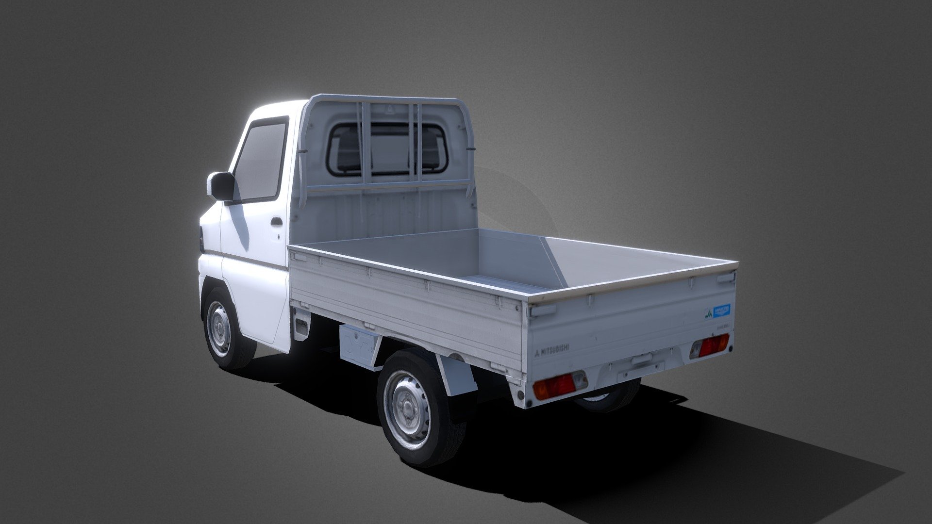 Low poly - Mitsubishi Minicab 2005 - Download Free 3D model by own.guest 3d model