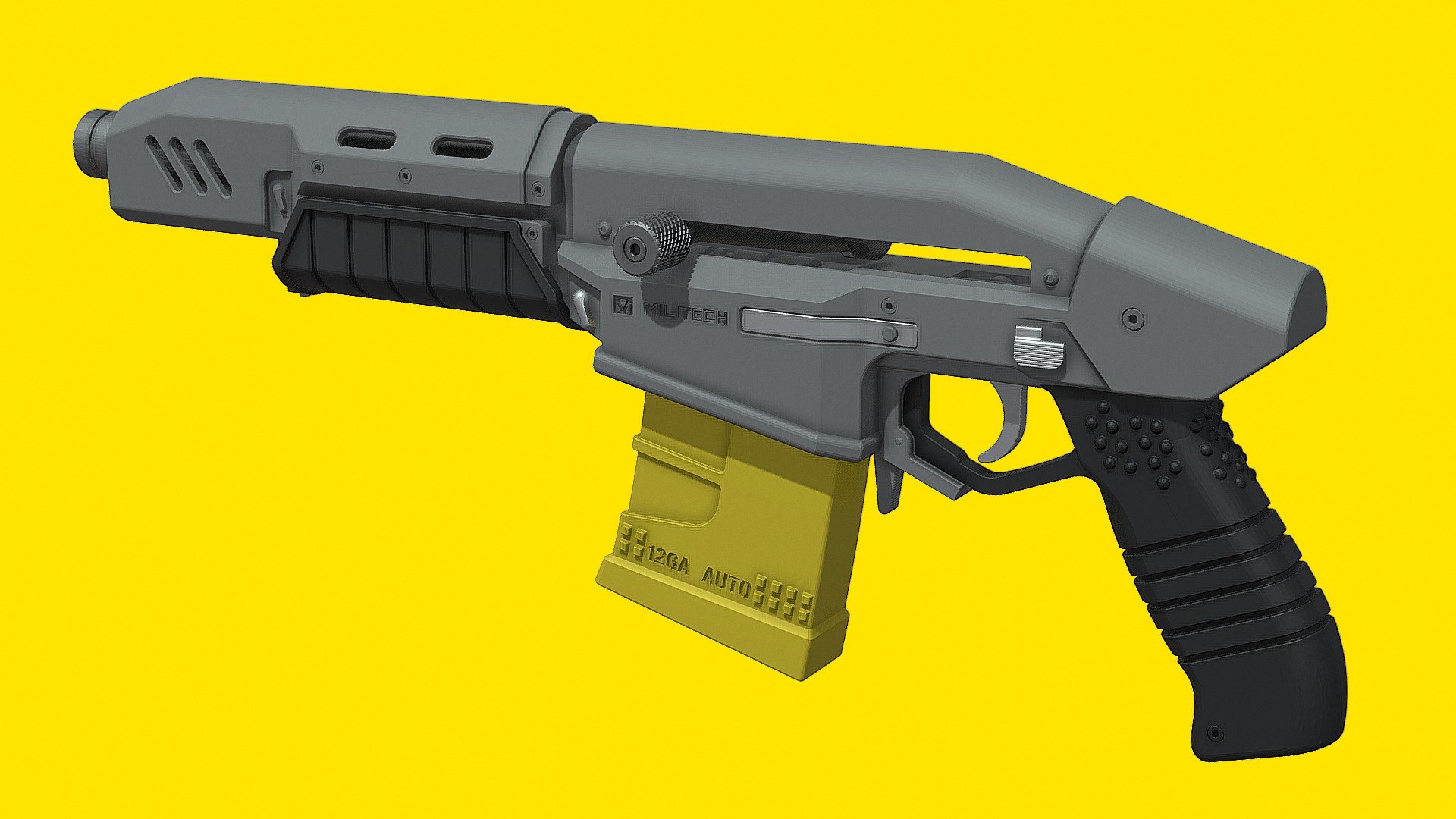 Shotgun SLR - Shotgun SLR - 3D model by momsboxtv 3d model