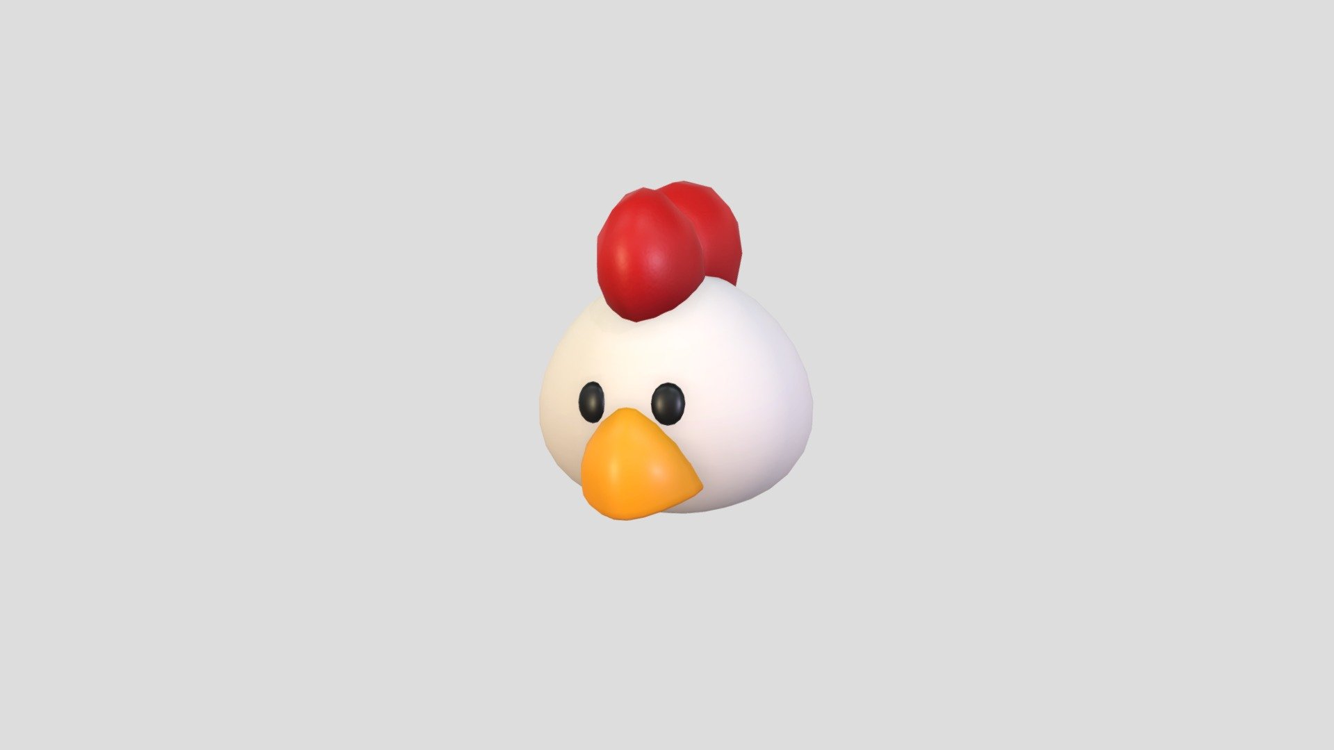 Chicken Head 3d model.      
    


File Format      
 
- 3ds max 2021  
 
- FBX  
 
- OBJ  
    


Clean topology    

No Rig                          

Non-overlapping unwrapped UVs        
 


PNG texture               

2048x2048                


- Base Color                        

- Normal                            

- Roughness                         



778 polygons                          

826 vertexs                          
 - Prop130 Chicken Head - Buy Royalty Free 3D model by BaluCG 3d model