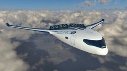 Airbus ZeroE Hydrogen Blended-Wing zero, carbon, hydrogen, plane