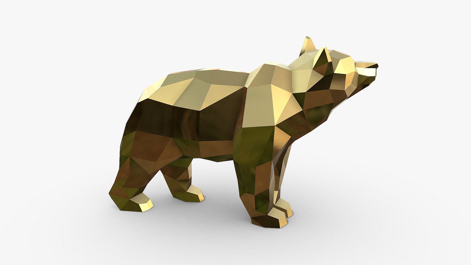 Bear - 3D model by PolyArt (@ivan2020) 3d model