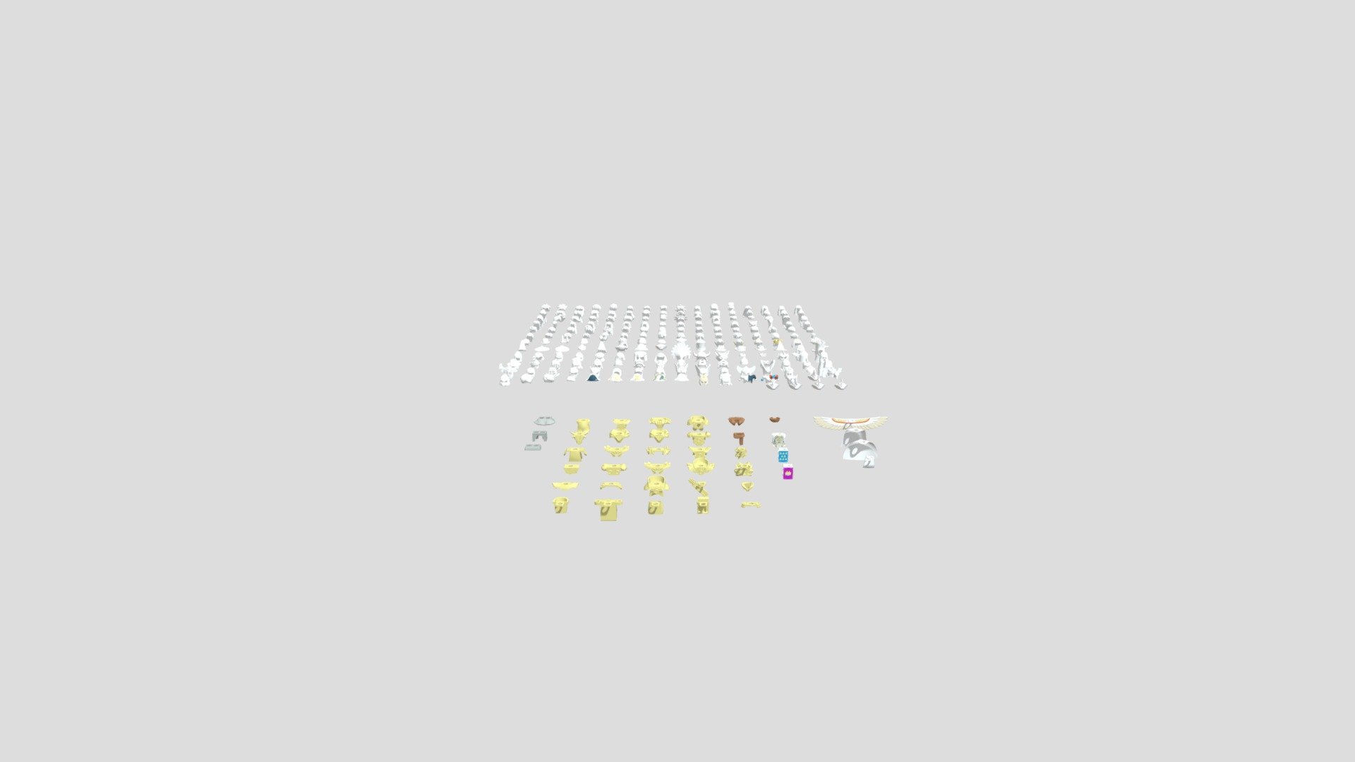 Lego Part Set For My Game Fell Free To use it or just make it yourself 
With : BrickLink Studio https://www.bricklink.com/v3/studio/download.page
the models looks bad but they are accualy good in blender :) - Lego Part Set 1 - Download Free 3D model by stellmax53 3d model