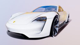 Porsche Mission E porsche, e, cars, future, mission, electric