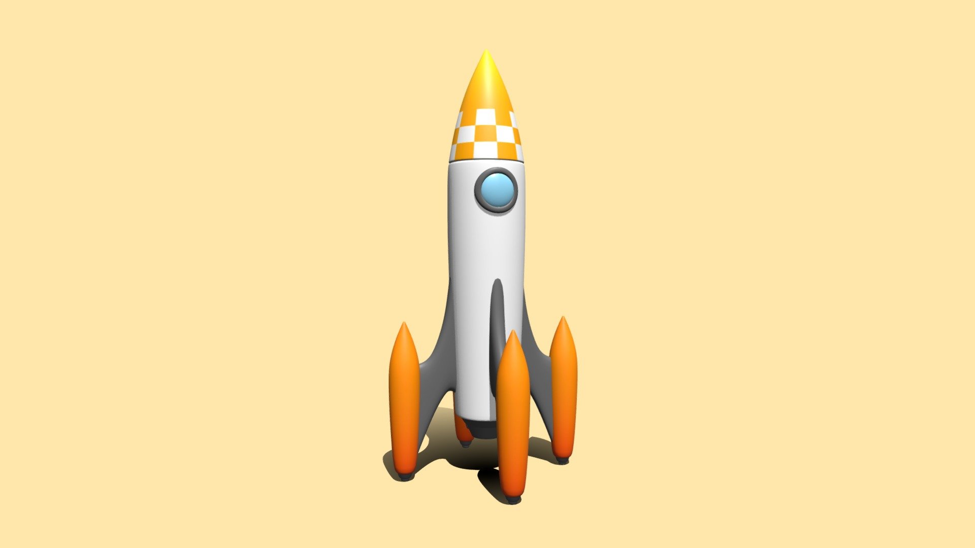 Model of a Cartoon/Toon Rocket. The model was designed with 3D print in mind. A version with separated and textured parts is also included, should you wish to use this model an animation or a render (Low Poly and High Poly).

Available File variants:




BLEND (Modifiers not applied + Modifiers applied); Modifiers include Subdivison

OBJ (Low Poly + High Poly)

STL (Solid mesh ready for print)
 - Toon Rocket - Buy Royalty Free 3D model by Render at Night (@Render_at_Night) 3d model