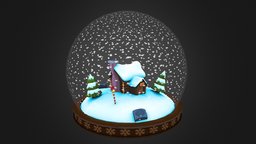 Snow Globe snowman, winter, santa, xmas, snow, christmas