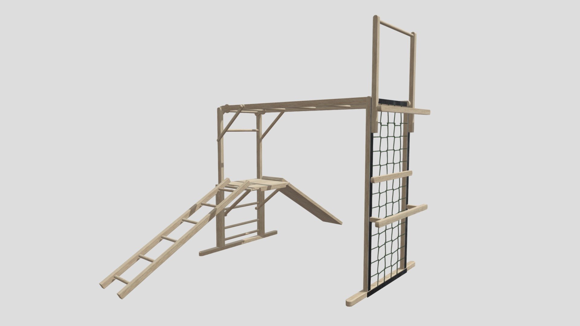 Highly detailed 3d model of playground equipment with all textures, shaders and materials. It is ready to use, just put it into your scene 3d model